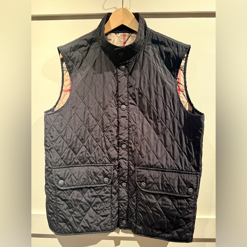 Burberry Black Quilted Vest